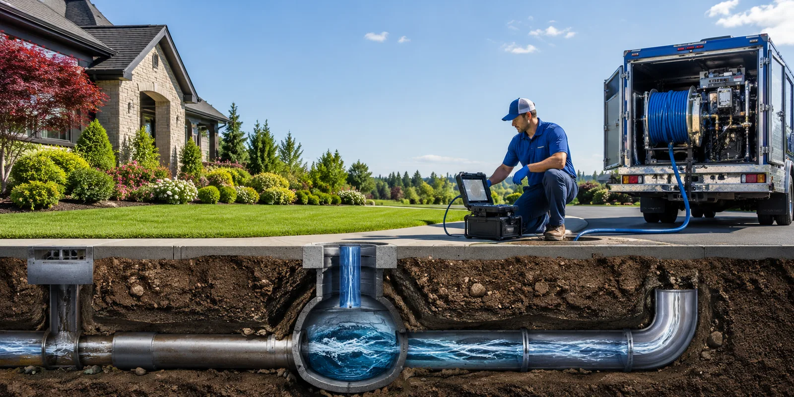 Drainage restoration information for Atlanta, IN